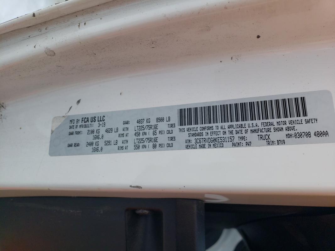 2019 Dodge Ram Promaster 2500 Delivery van