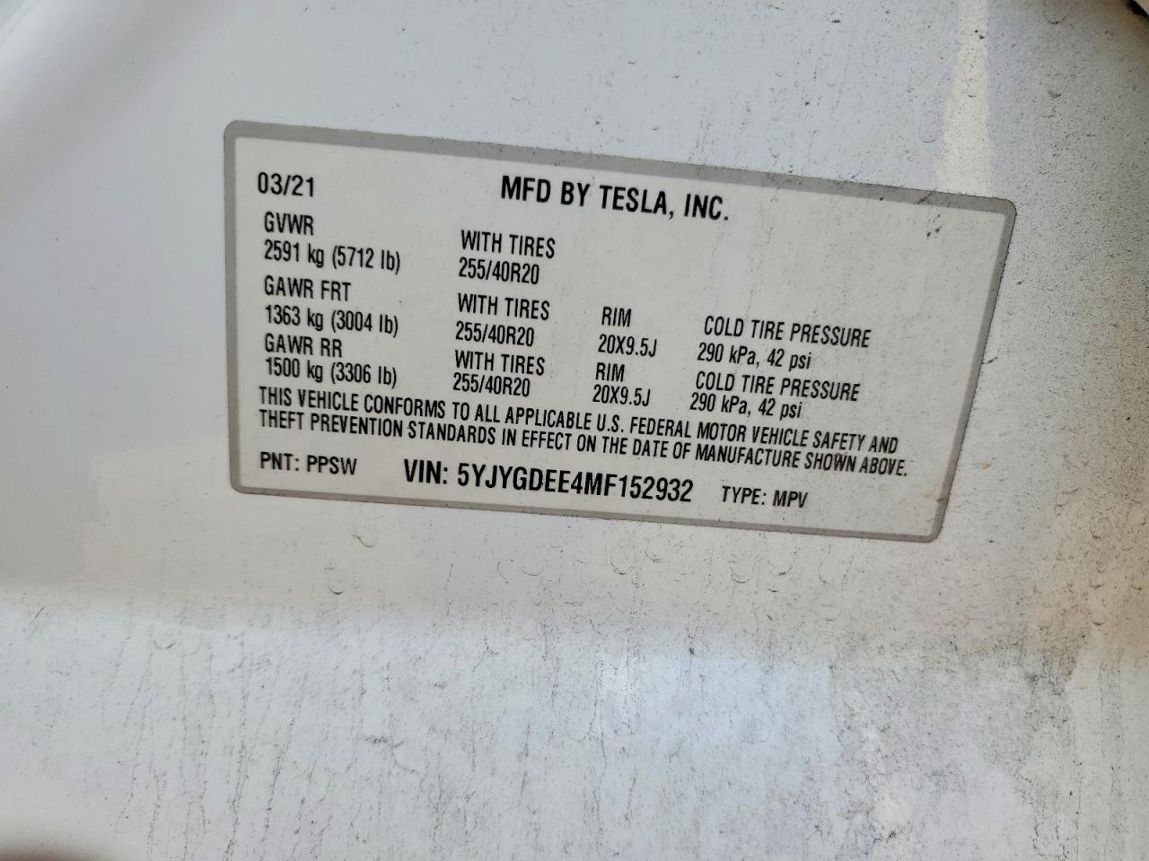 2021 Tesla Model y