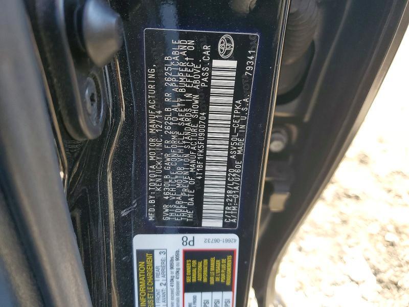 2015 Toyota Camry le