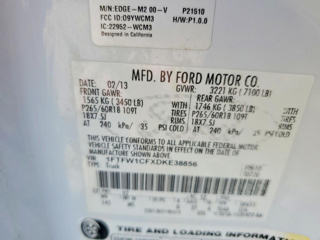 2013 Ford F150 Supercrew