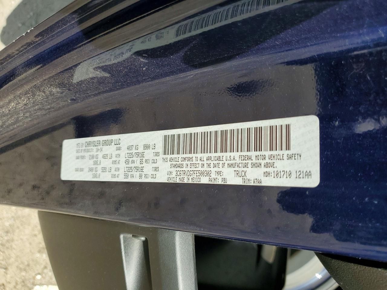 2015 Dodge RAM Promaster 2500 Delivery Van