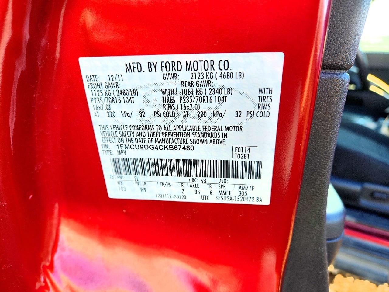2012 Ford Escape xlt