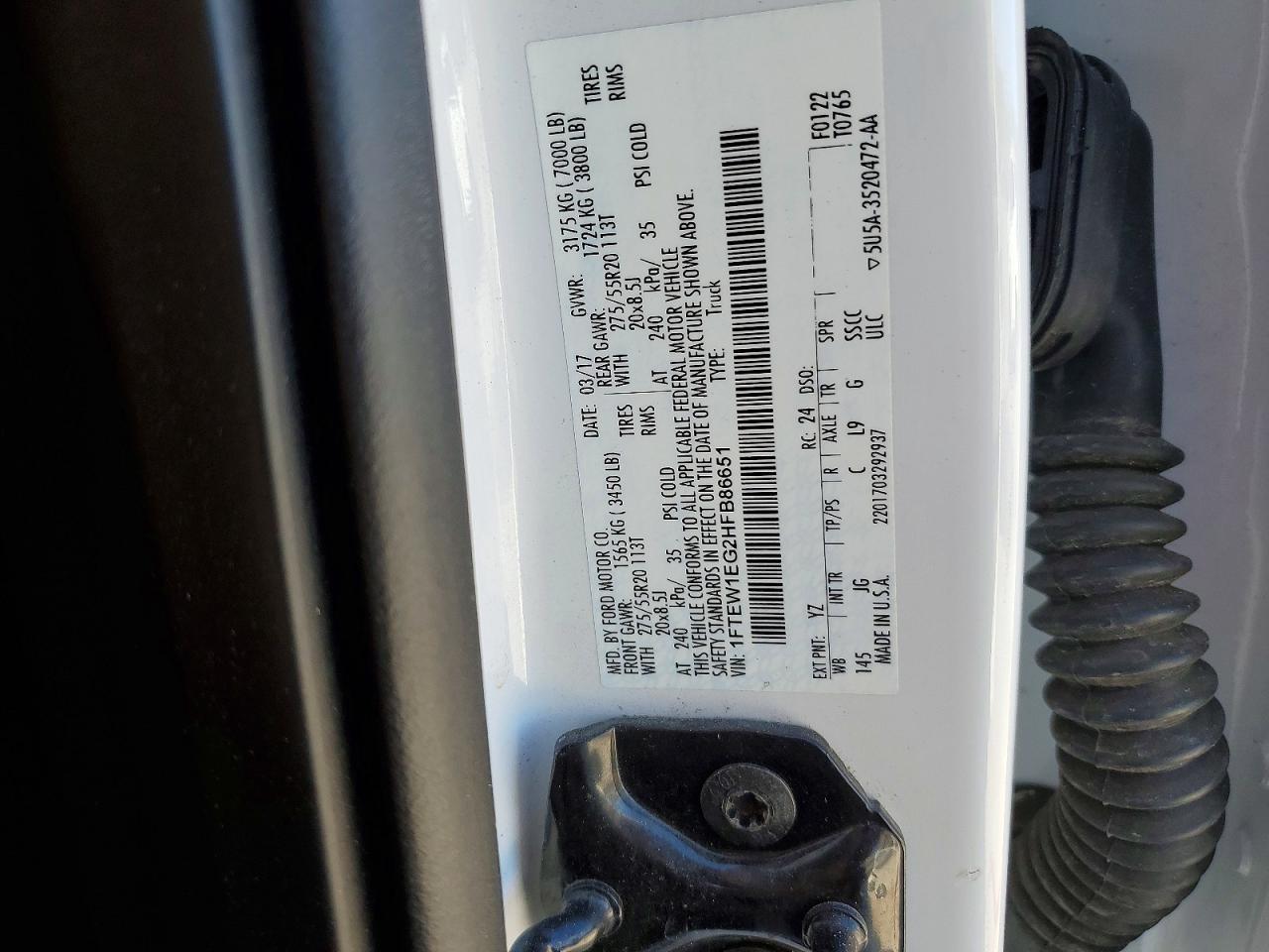 2017 Ford F150 Supercrew