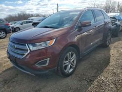 Ford Edge salvage cars for sale: 2015 Ford Edge Titanium