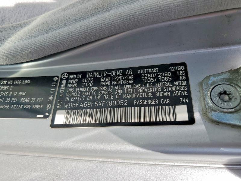 1999 Mercedes-Benz Sl 500