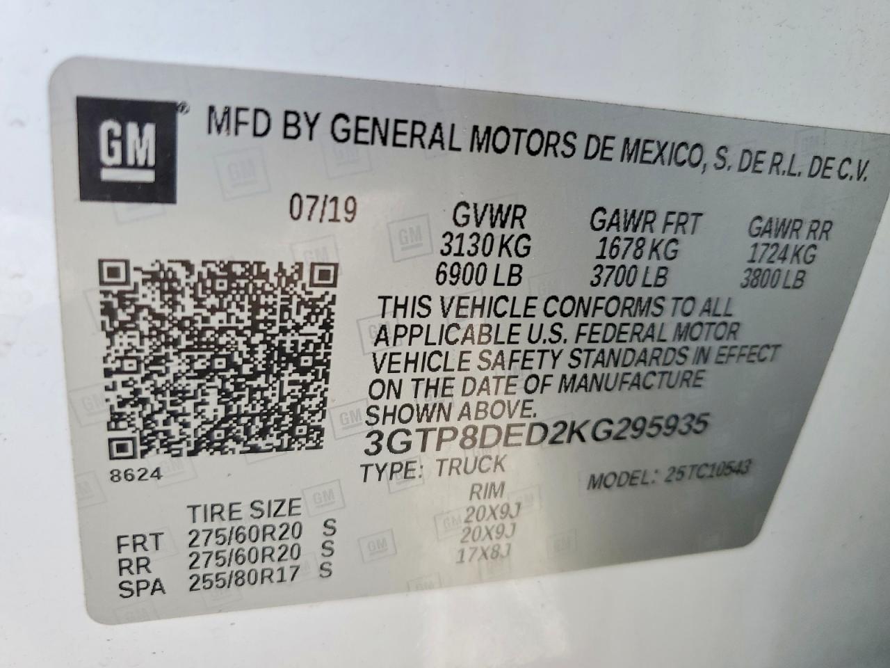 2019 GMC Sierra C1500 SLT
