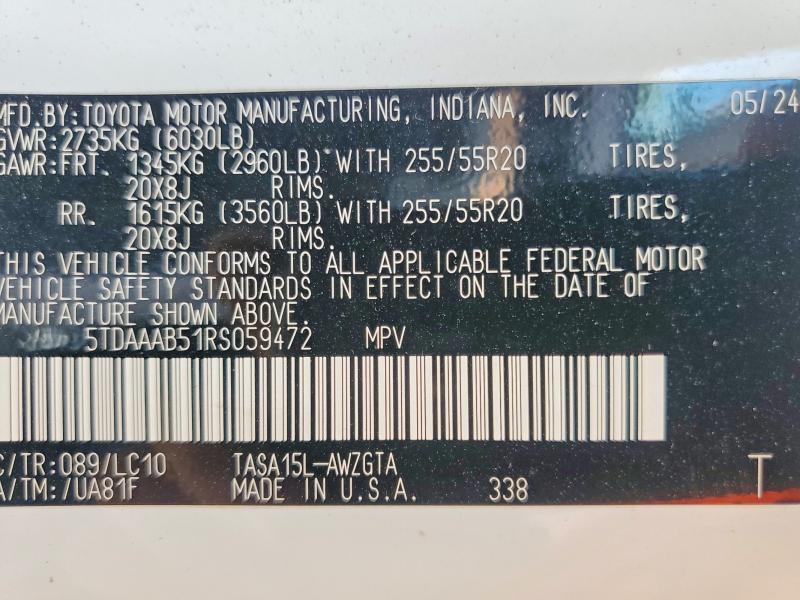 2024 Toyota Grand Highlander xle