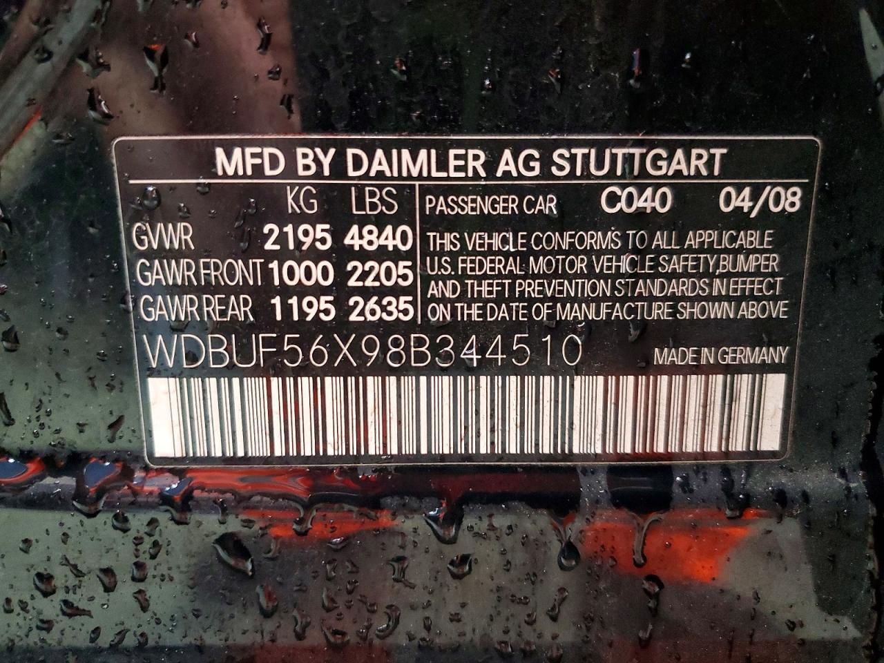 2008 Mercedes-Benz E 350