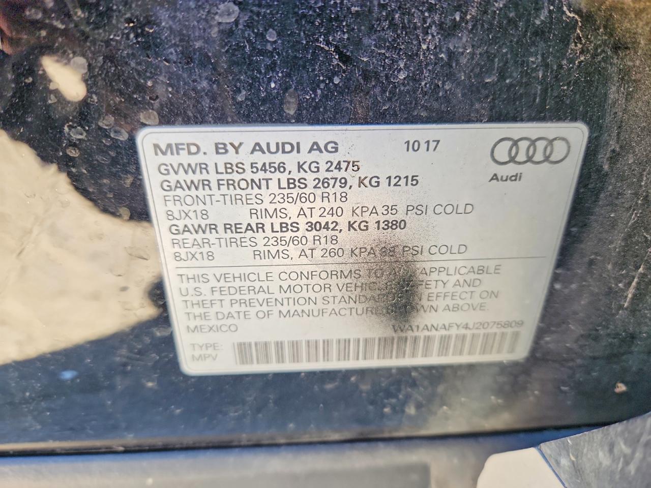 2018 Audi Q5 Premium