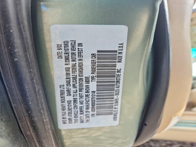 2003 Subaru Legacy Outback H6 3.0 ll Bean
