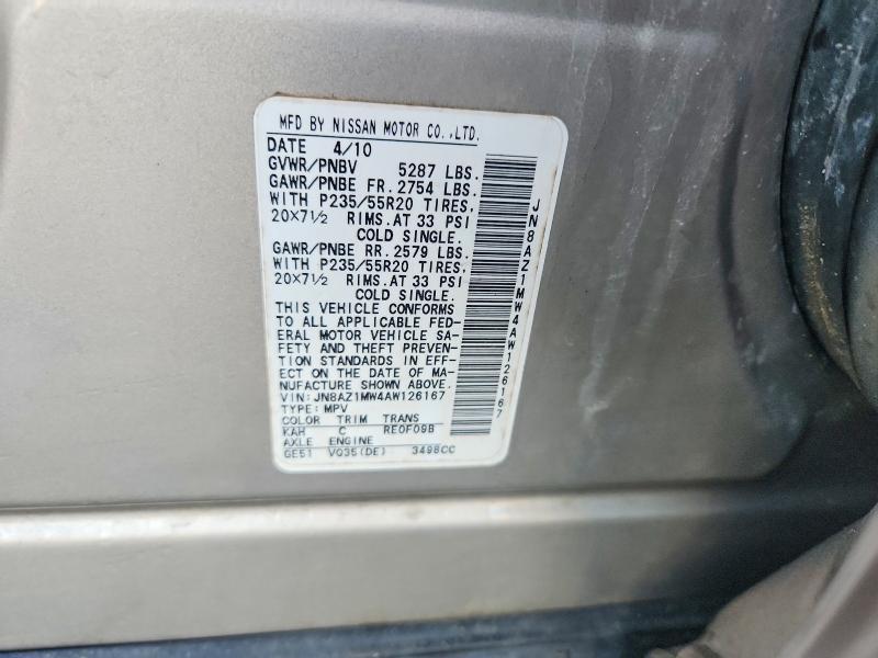 2010 Nissan Murano s