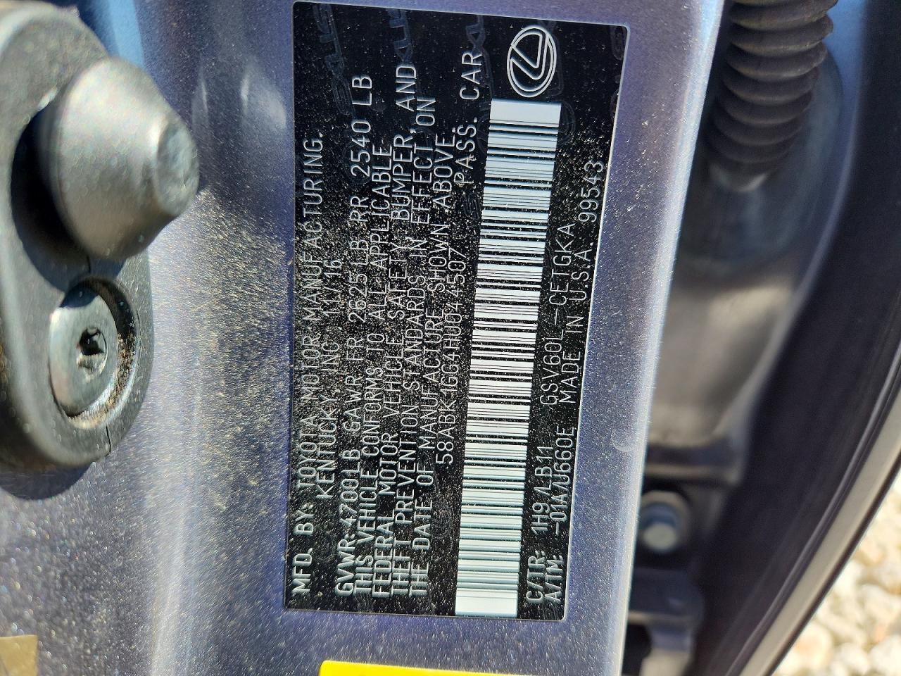 2017 Lexus Es 350