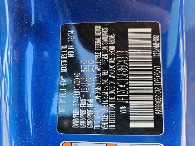 2015 Subaru Brz 2.0 Limited