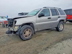 Jeep salvage cars for sale: 2002 Jeep Grand Cherokee Laredo