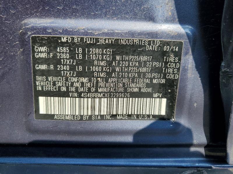2014 Subaru Outback 2.5i Limited