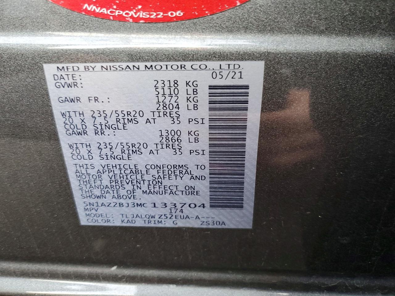 2021 Nissan Murano sv