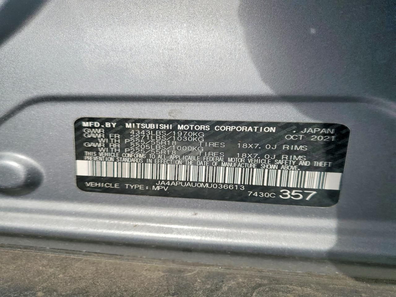 2021 Mitsubishi Outlander Sport es