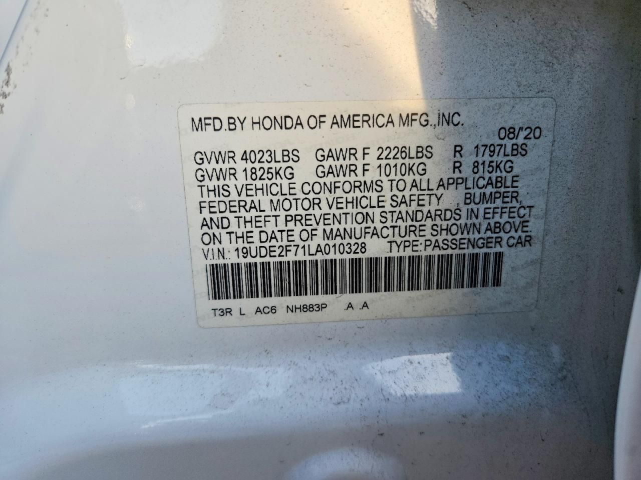 2020 Acura Ilx Premium