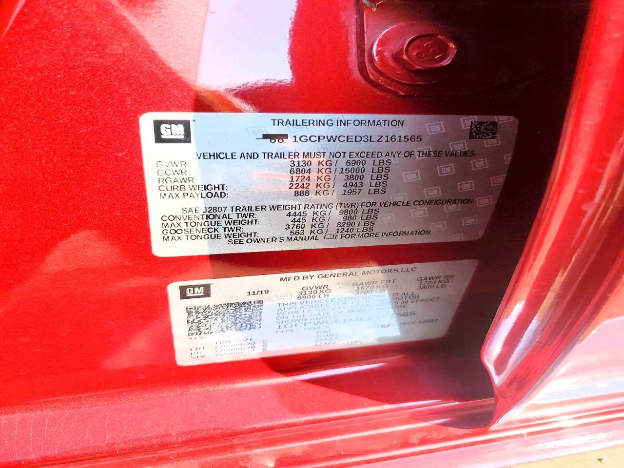 2020 Chevrolet Silverado C1500 LT