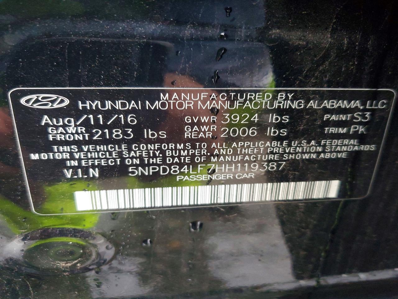2017 Hyundai Elantra se