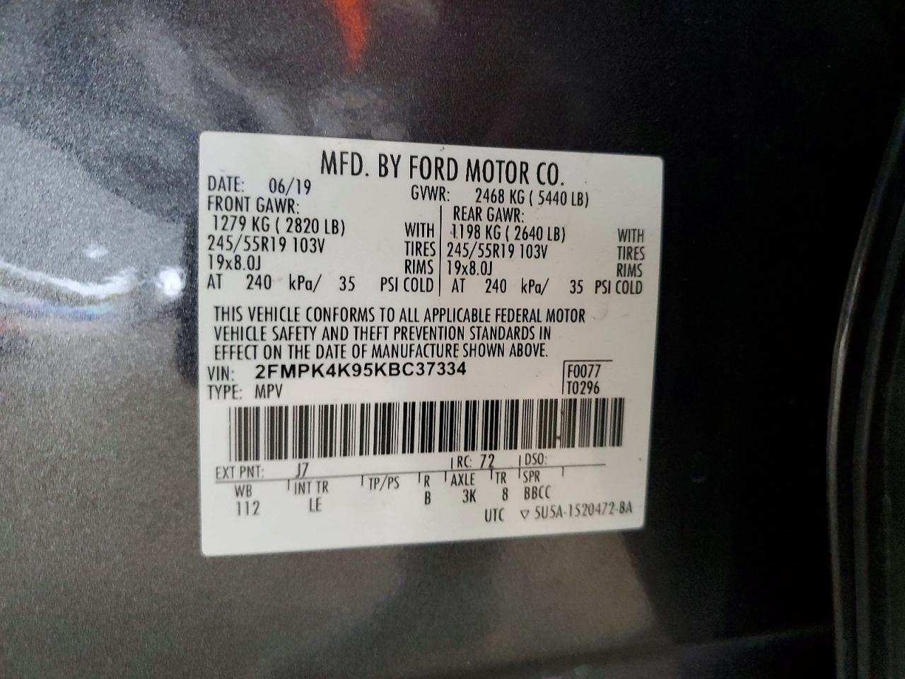 2019 Ford Edge Titanium