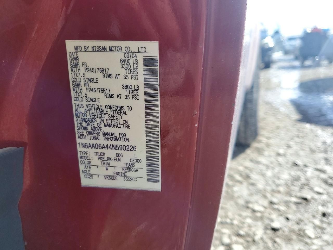 2004 Nissan Titan xe