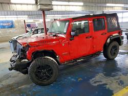 Jeep Wrangler salvage cars for sale: 2016 Jeep Wrangler Unlimited Sport