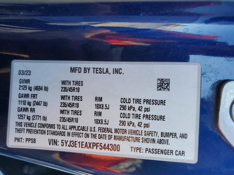 2023 Tesla Model 3
