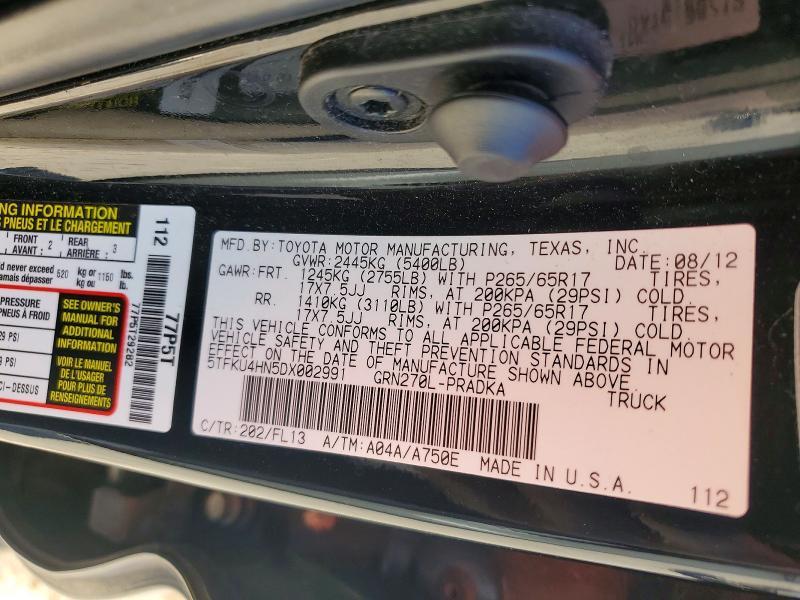 2013 Toyota Tacoma Double cab Prerunner Long bed