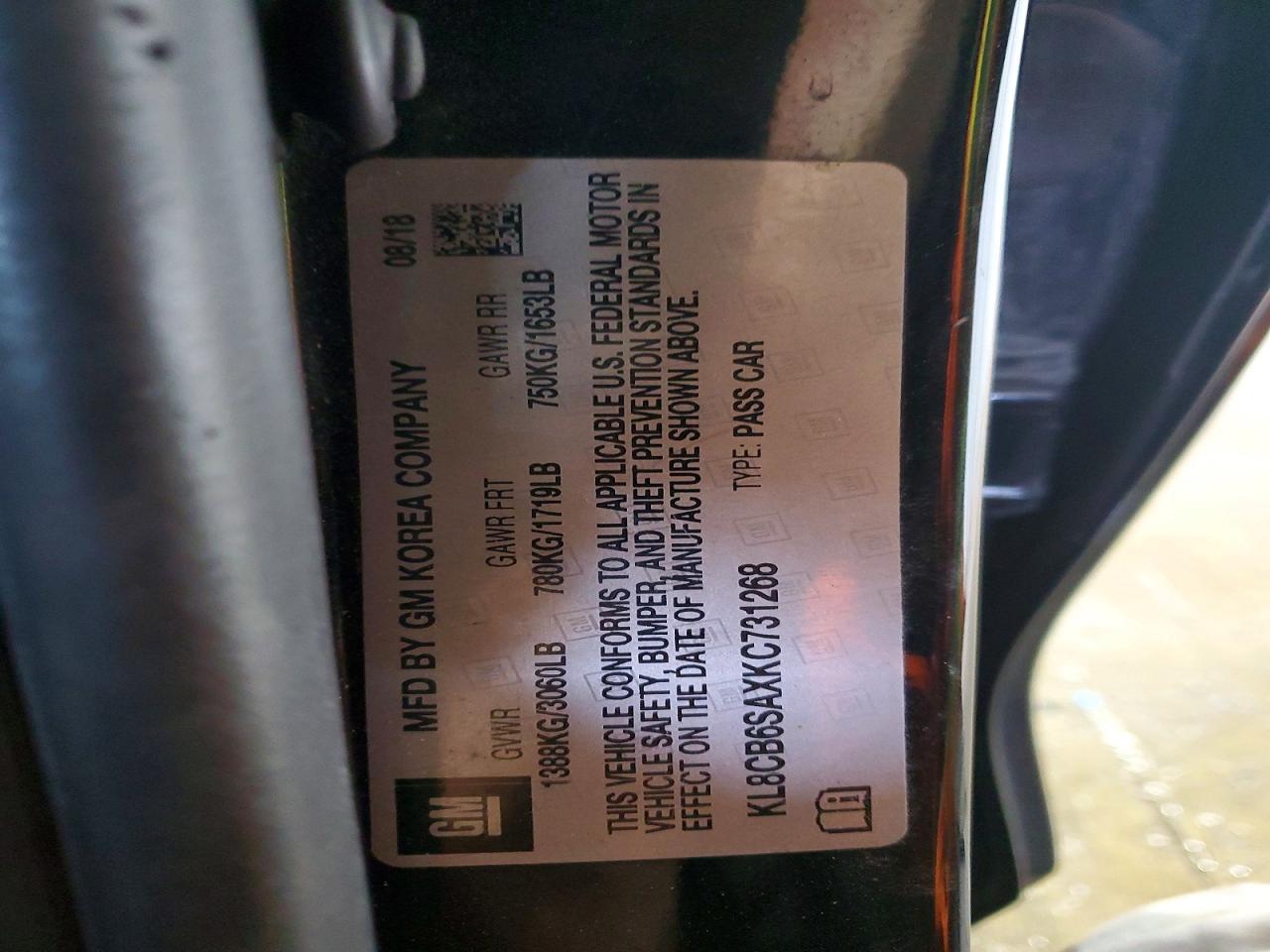 2019 Chevrolet Spark ls