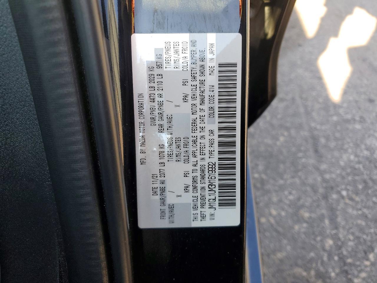 2021 Mazda 6 Sport