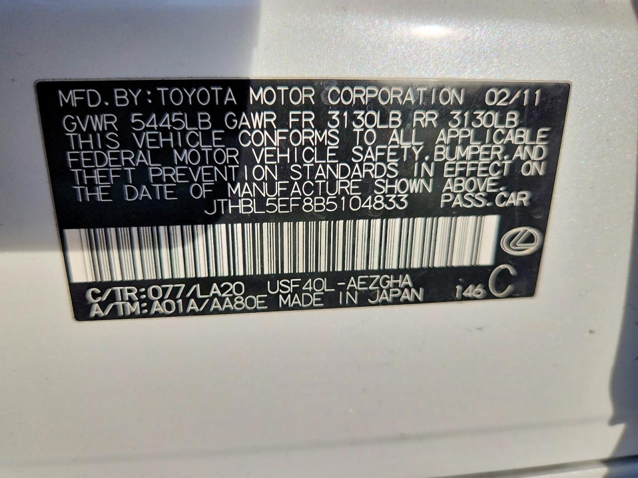 2011 Lexus Ls 460 Base