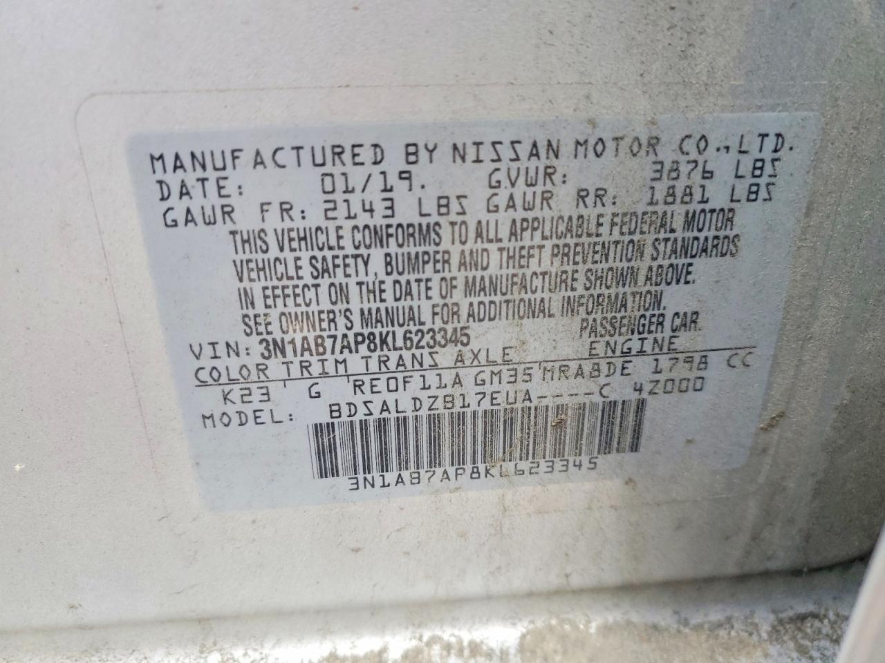 2019 Nissan Sentra