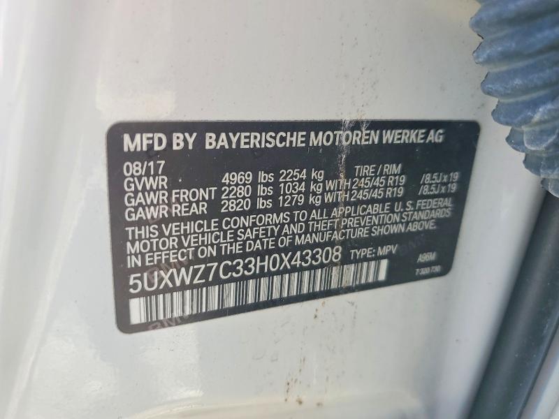 2017 BMW X3 Sdrive28i