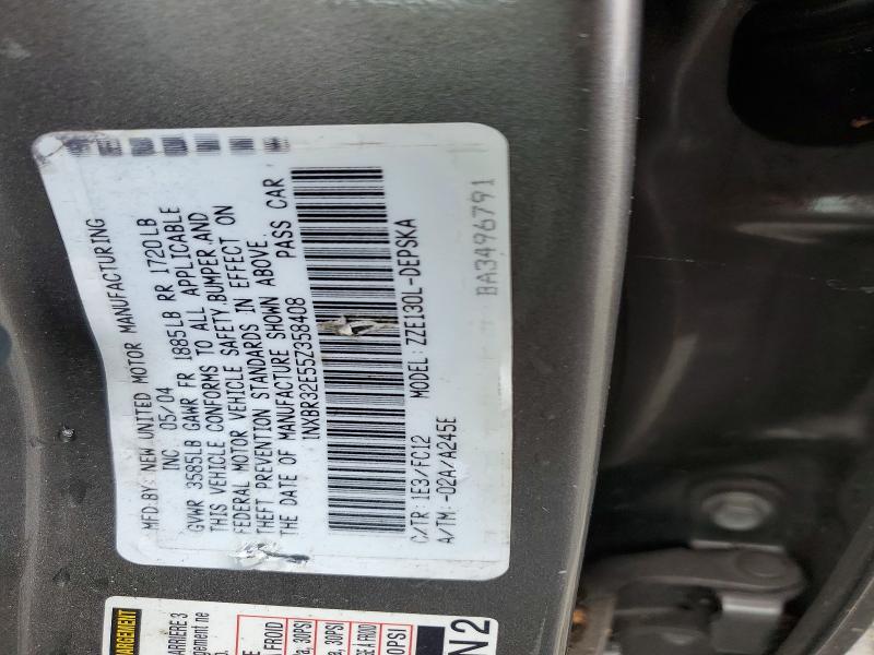 2005 Toyota Corolla s