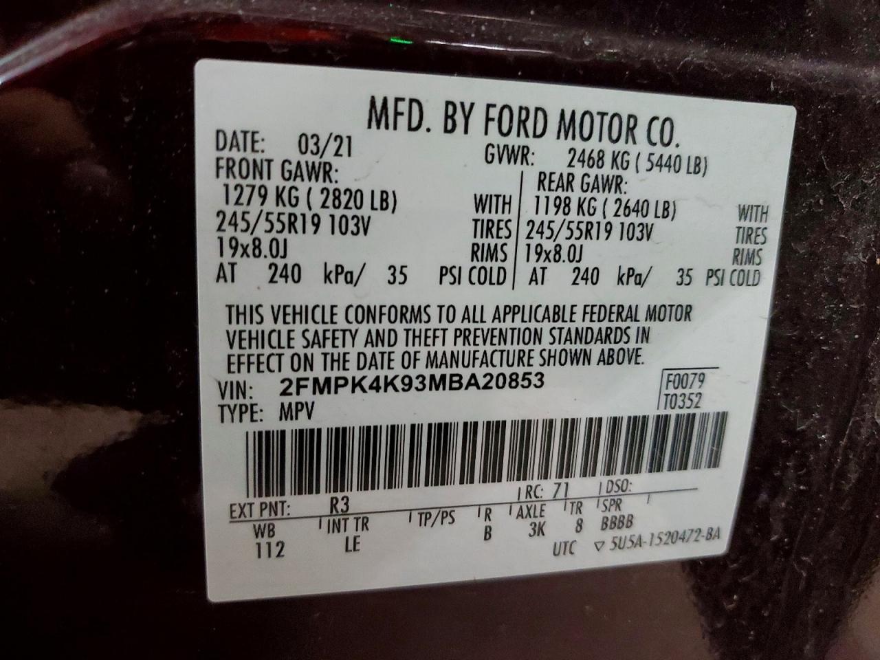 2021 Ford Edge Titanium