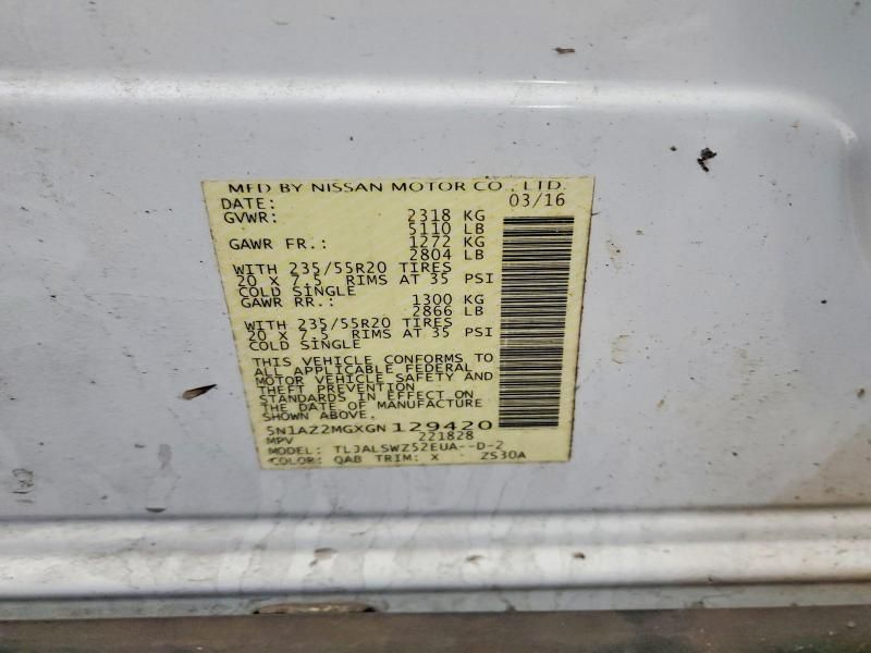 2016 Nissan Murano s