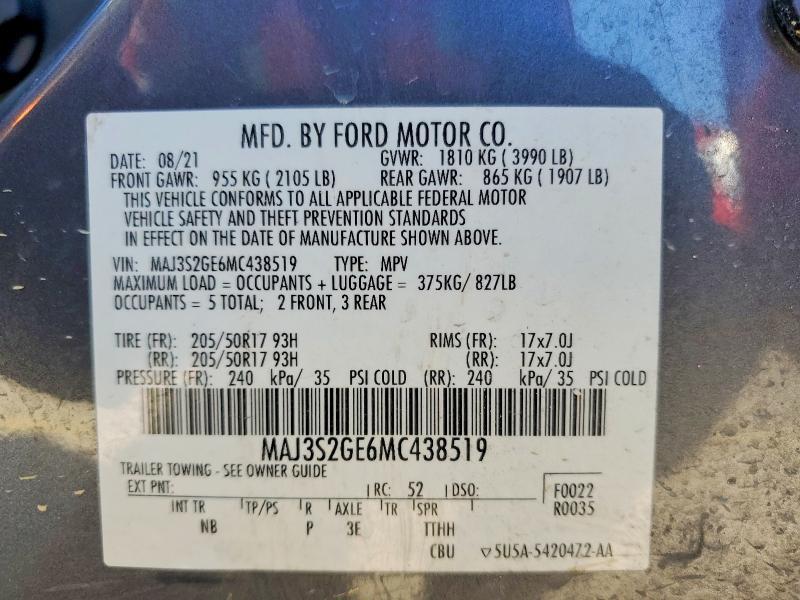 2021 Ford Ecosport se