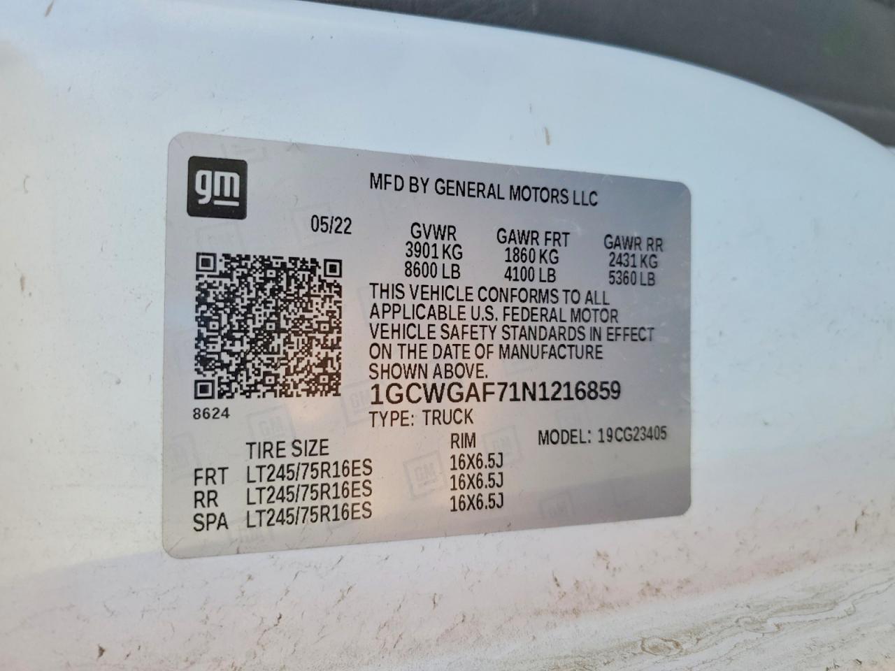 2022 Chevrolet Express G2500