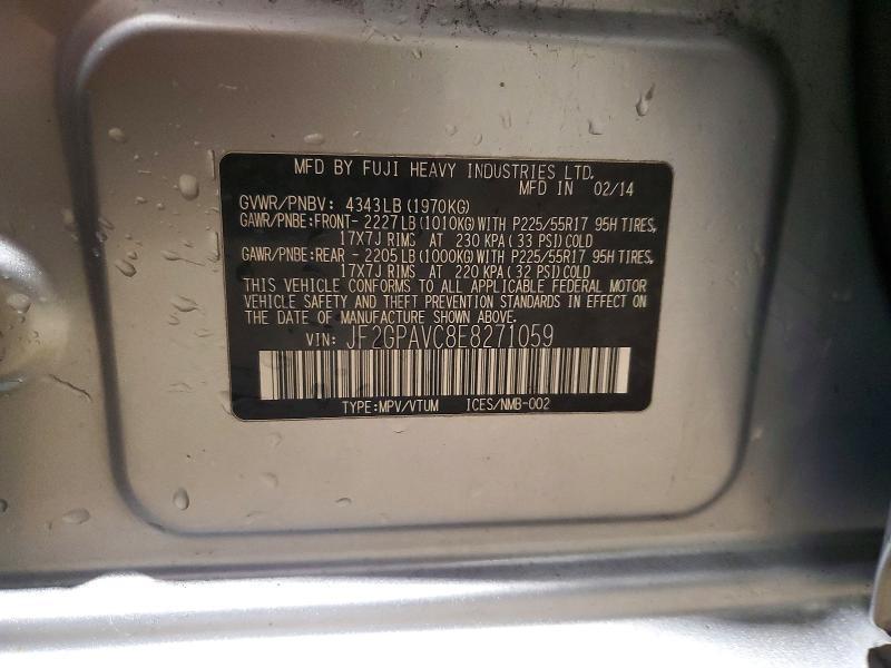2014 Subaru Xv Crosstrek 2.0 Premium