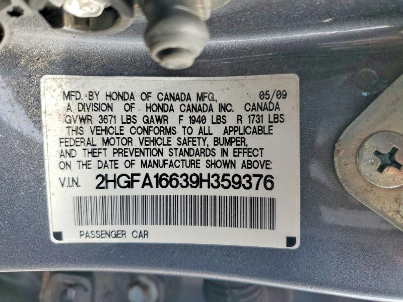 2009 Honda Civic Lx-s