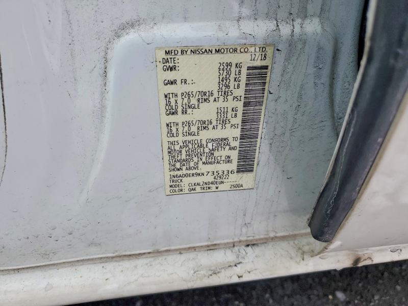 2019 Nissan Frontier SV