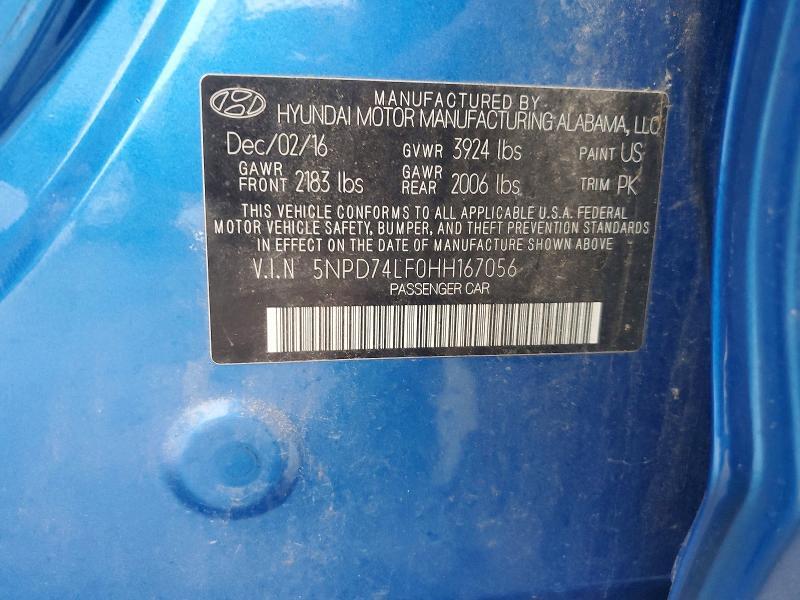 2017 Hyundai Elantra se