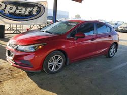 Salvage cars for sale from Copart Hayward, CA: 2017 Chevrolet Cruze lt
