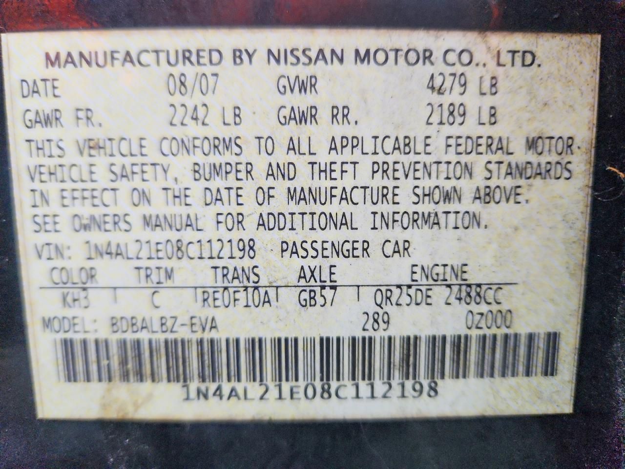 2008 Nissan Altima 2.5