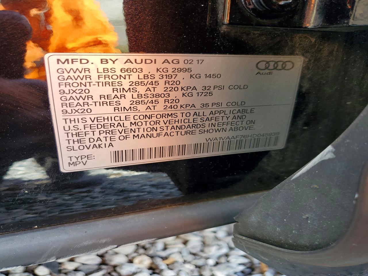 2017 Audi Q7 Prestige