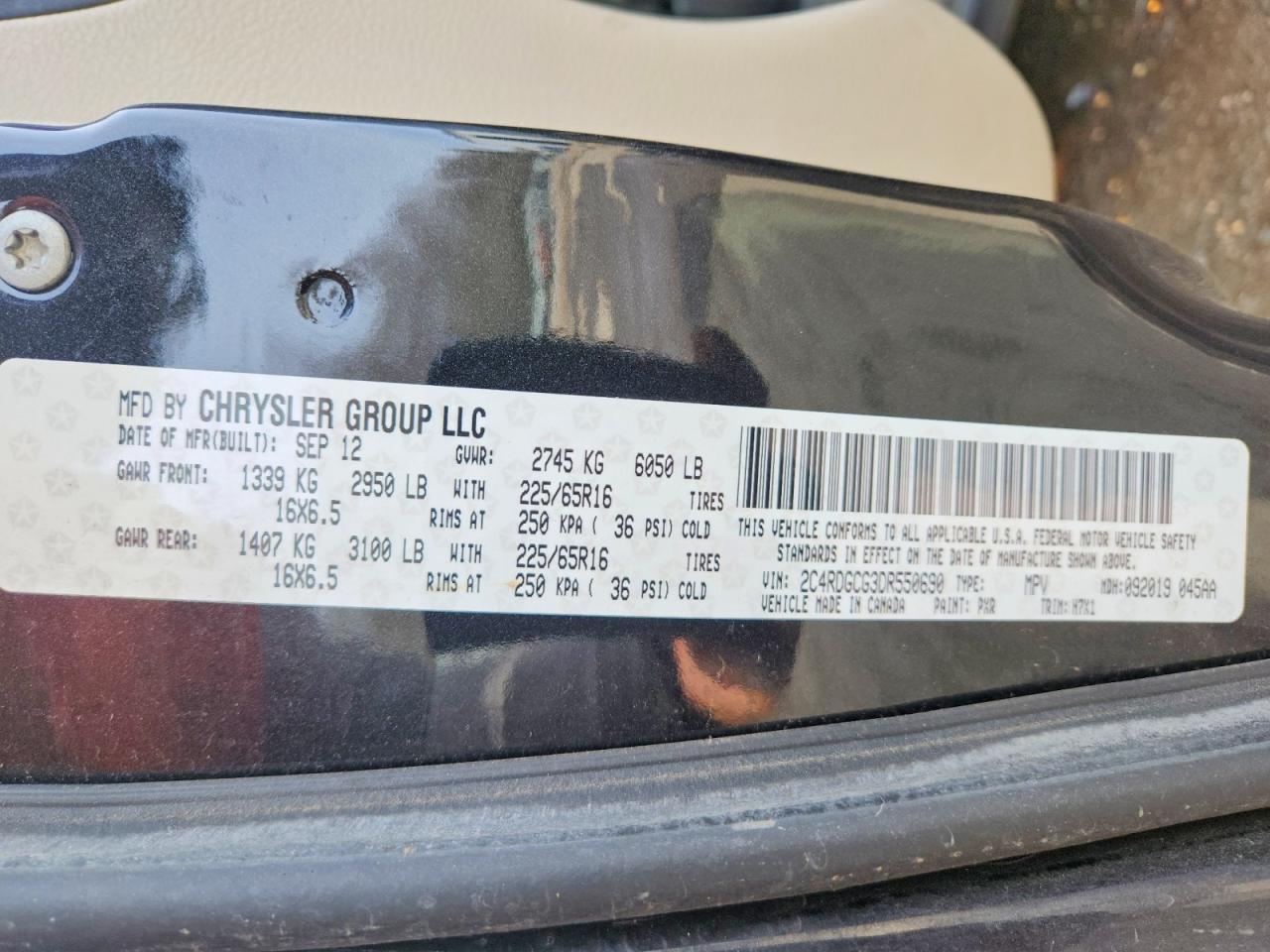 2013 Dodge Grand Caravan sxt