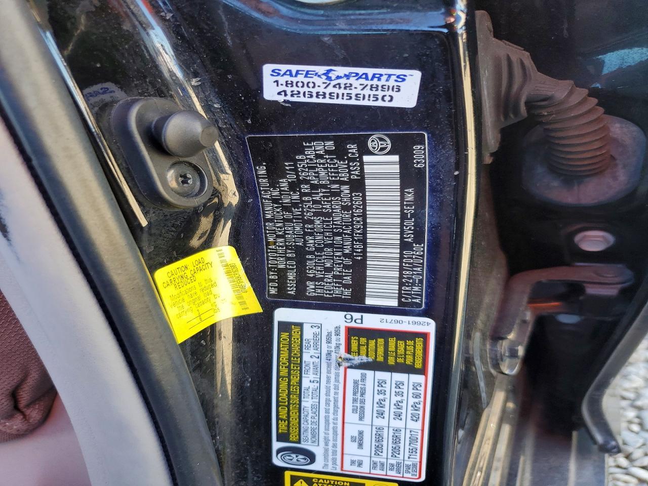 2012 Toyota Camry Base