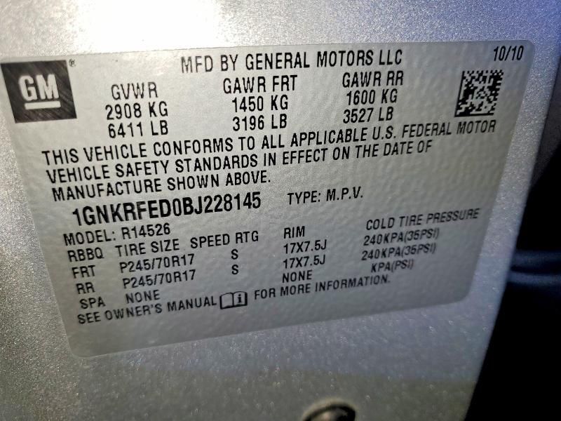 2011 Chevrolet Traverse ls