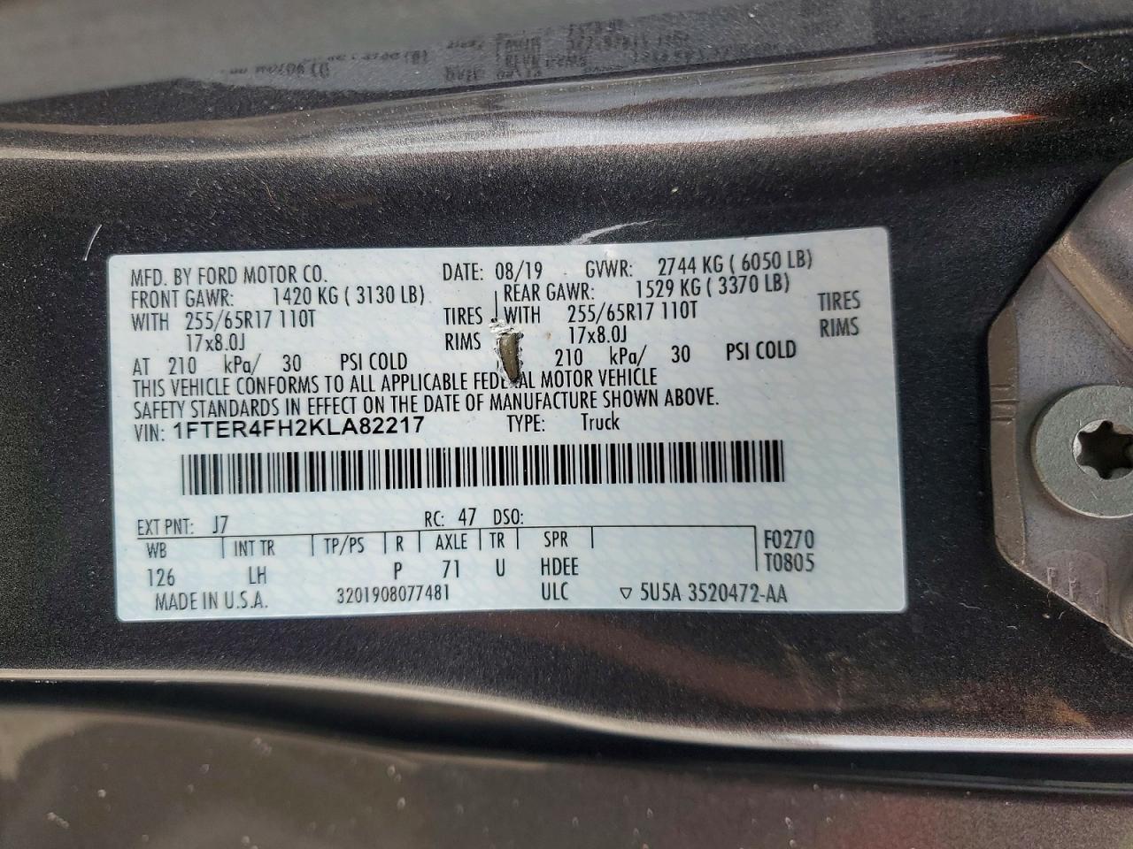 2019 Ford Ranger xl
